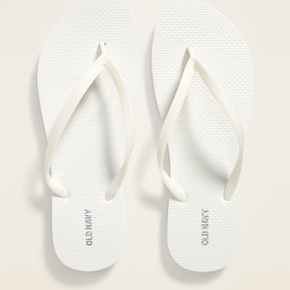 old navy white sandals